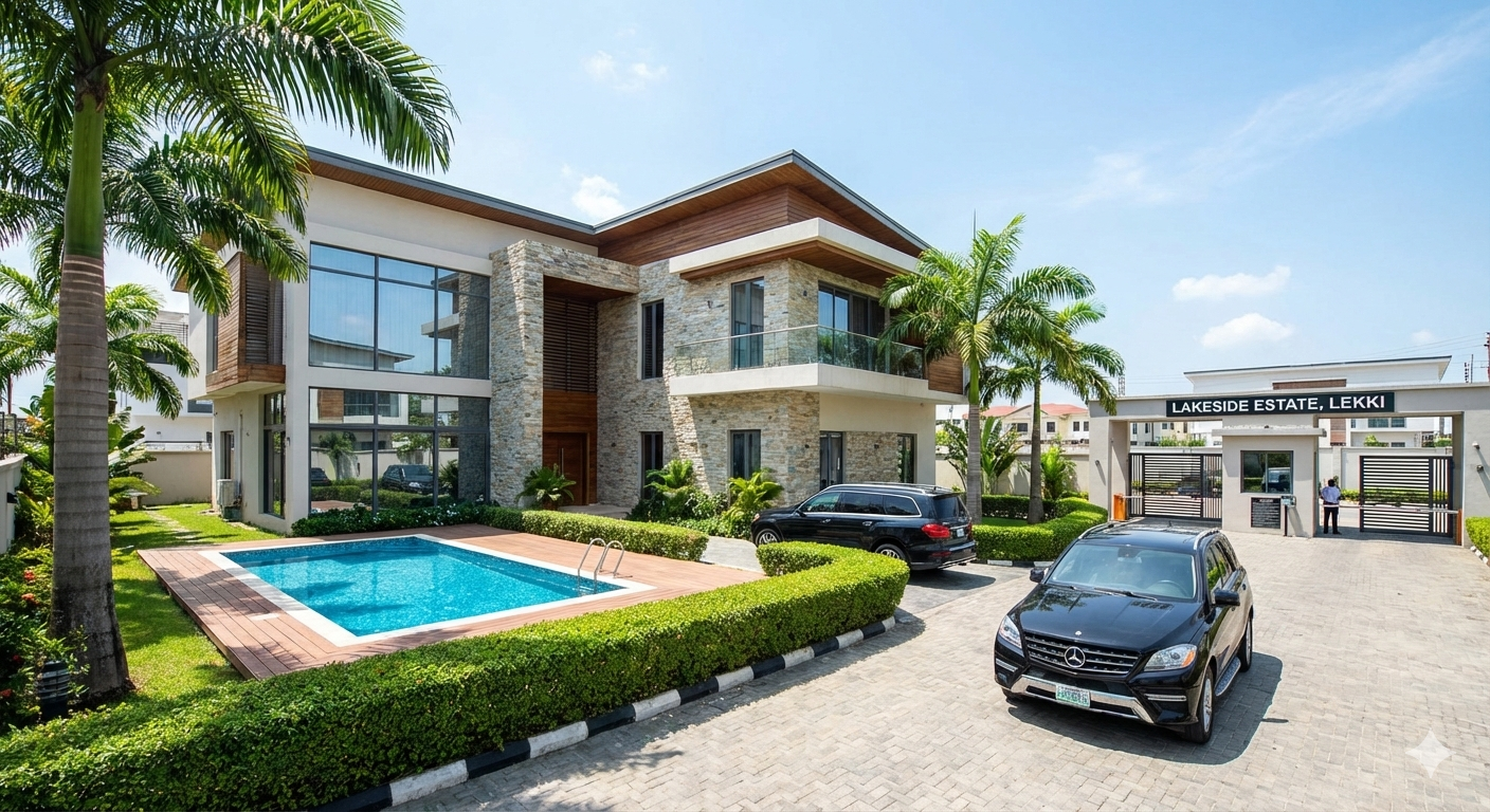 Luxury 5-Bedroom Detached Duplex with BQ, Lekki, Lagos