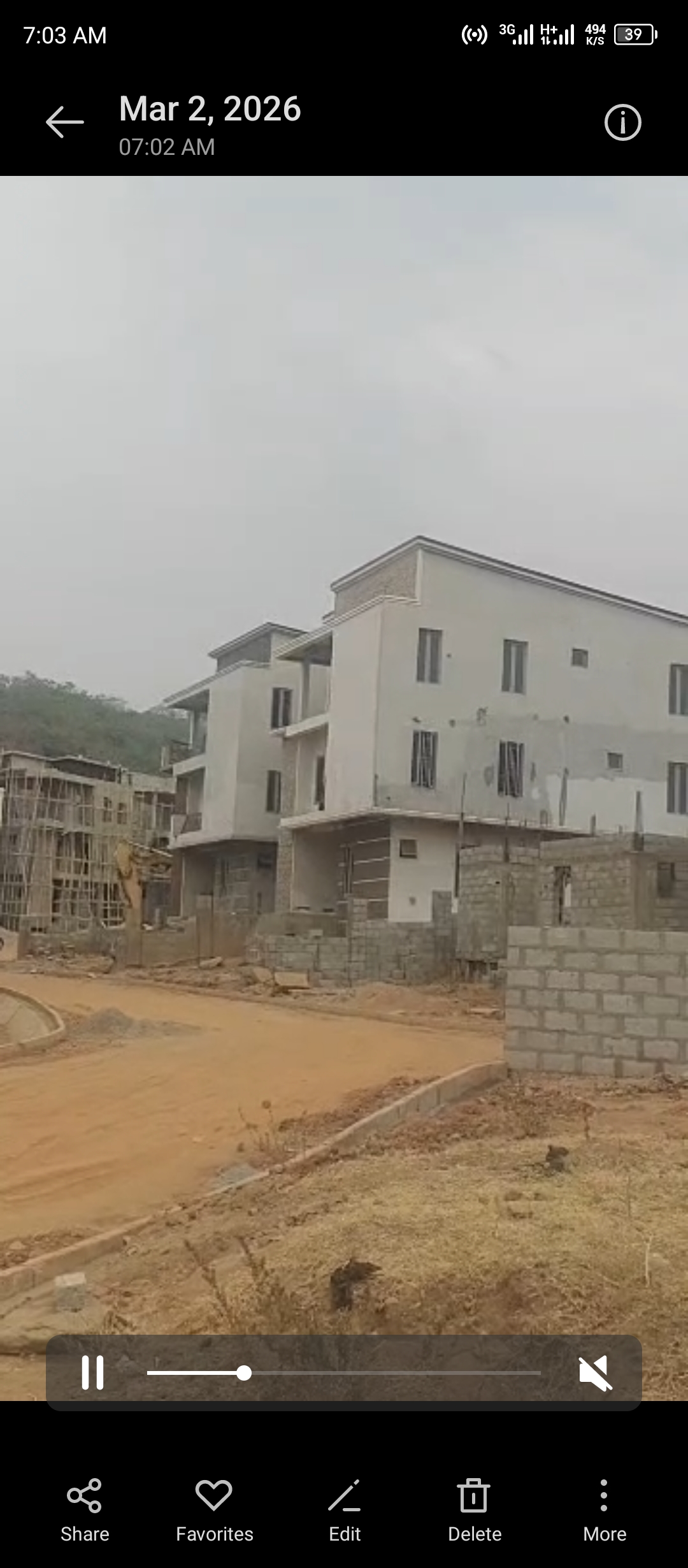 AN ADVANCE CARCASS 6 BEDROOM DUPLEX
