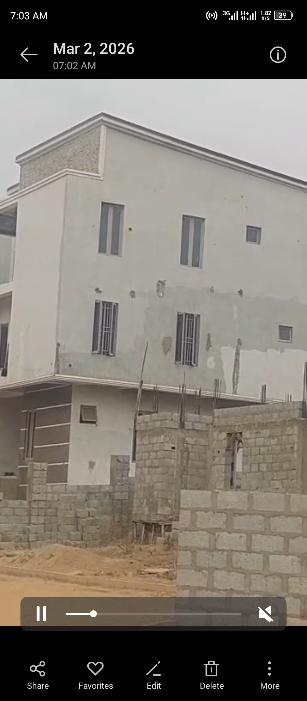 AN ADVANCE CARCASS 6 BEDROOM DUPLEX