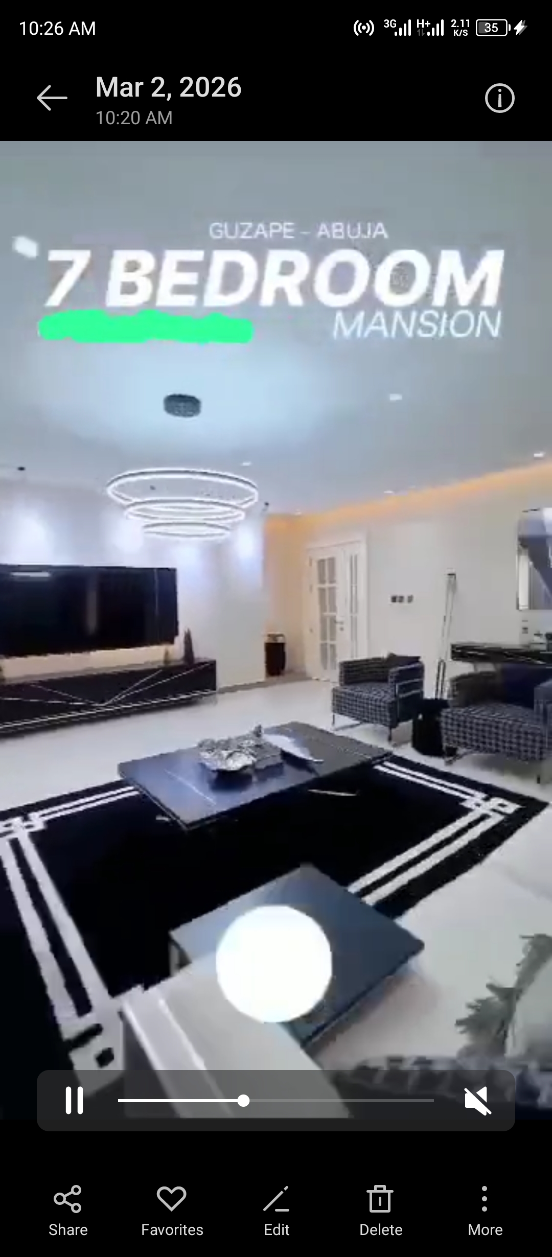 Super Luxury Furnished 7 Bedrooms Mansion