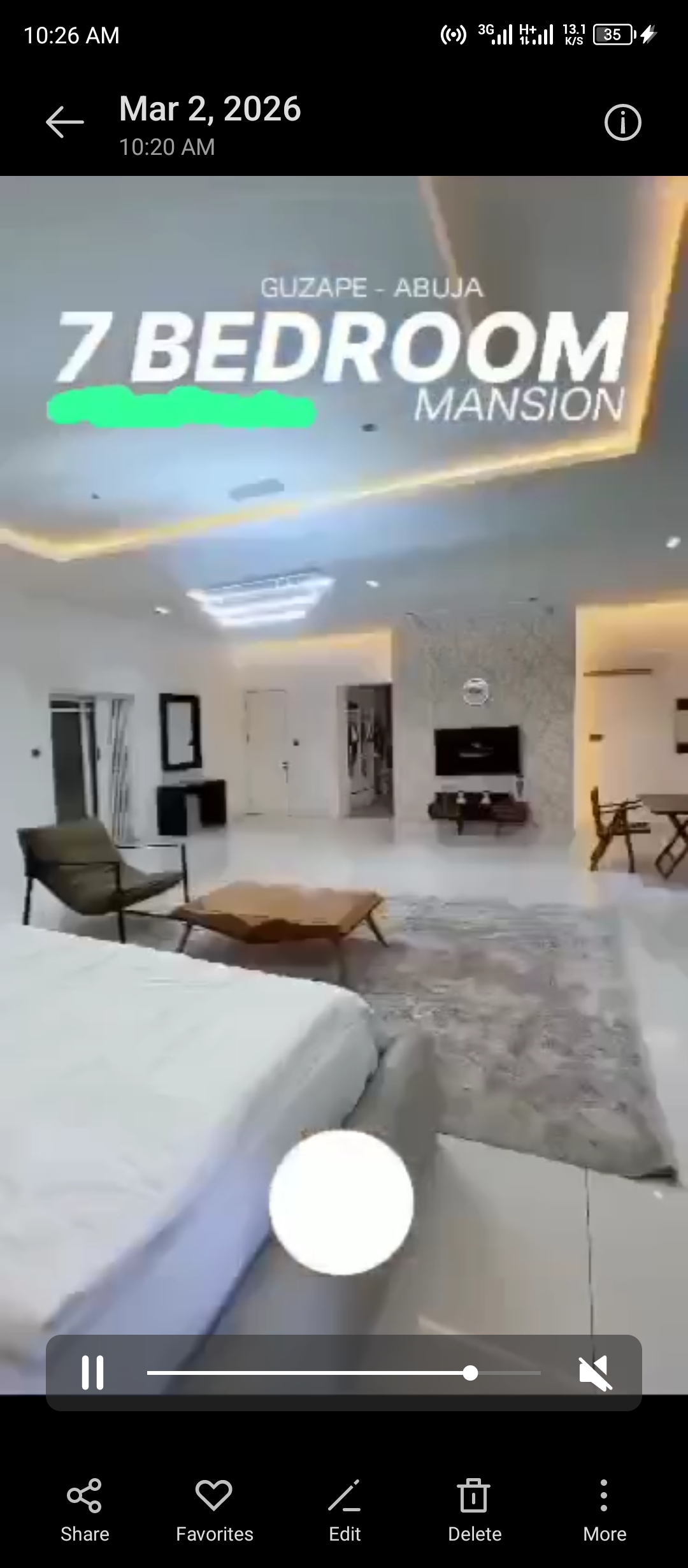 Super Luxury Furnished 7 Bedrooms Mansion