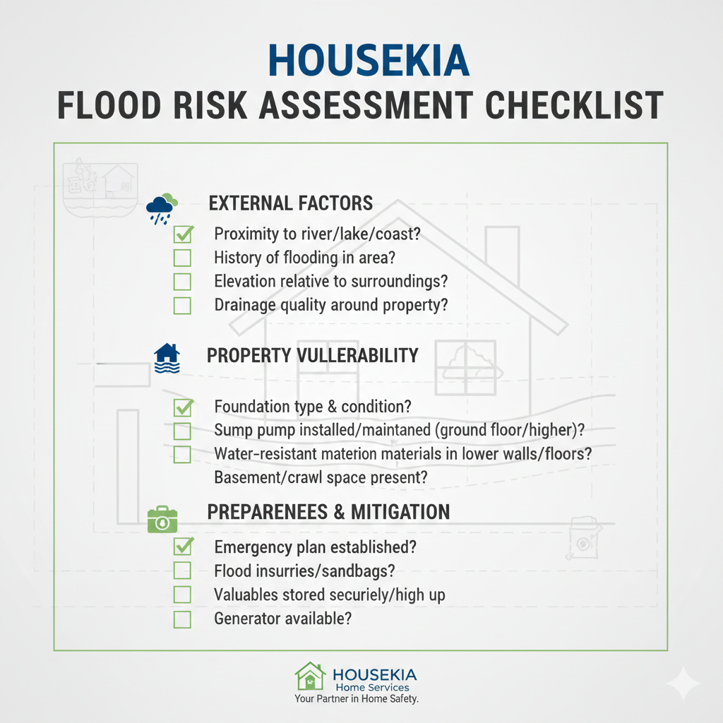 Housekia Flood Risk Assessment Checklist