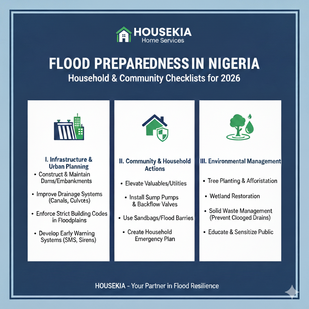 Flood Preparedness in Nigeria: Household & Community Checklists for 2026