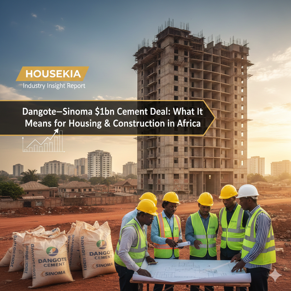 Dangote–Sinoma $1bn Cement Deal: What It Means for Housing & Construction in Africa  A HOUSEKIA Industry Insight Report