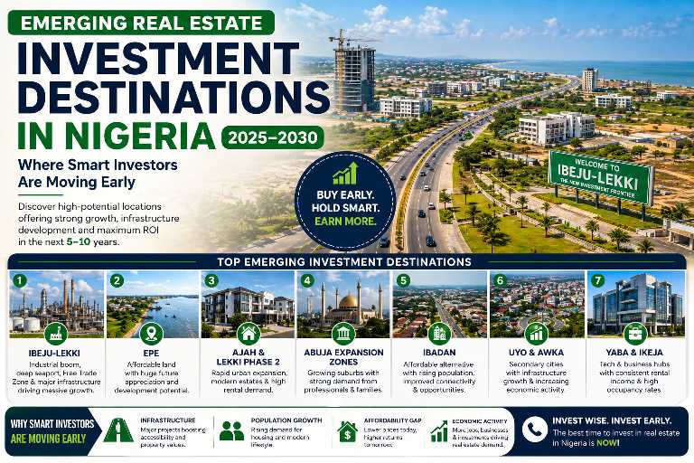 Emerging Real Estate Investment Destinations in Nigeria (2025-2030): Where Smart Investors Are Moving Early